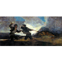 Duelo a garrotazos // Autor:  Francisco de Goya // Licencia: Dominio público