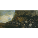 Peregrinación a la fuente de San Isidro (el santo oficio) // Autor:  Francisco de Goya // Licencia: Dominio público